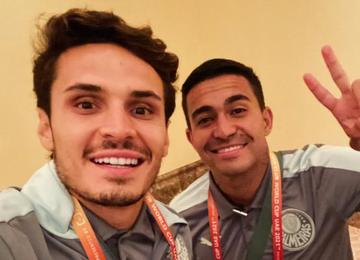 Delegação alviverde chegou ao hotel em que está hospedada logo após deixar o Estádio Al Nahyan, onde disputou a semifinal do Mundial