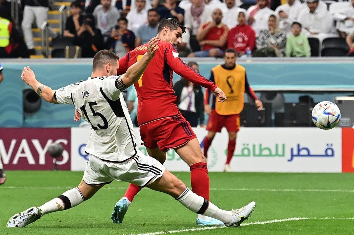 Fotos de Espanha x Alemanha, neste domingo, no Estdio Al Bayt, pelo Grupo E da Copa do Mundo no Catar