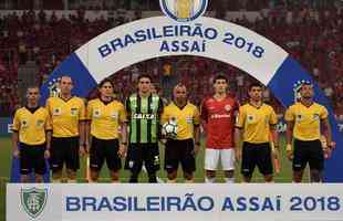 Amrica enfrentou o Internacional, no Beira-Rio, em Porto Alegre, pela 34 rodada do Brasileiro