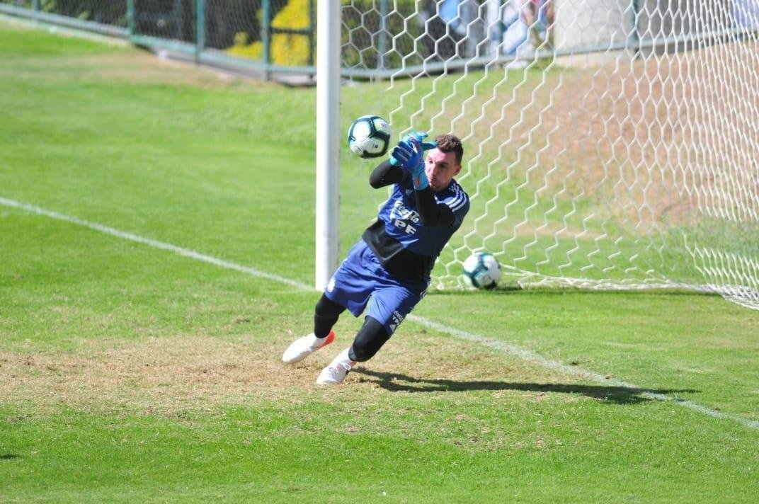 Imagens do treinamento da Argentina na Cidade do Galo