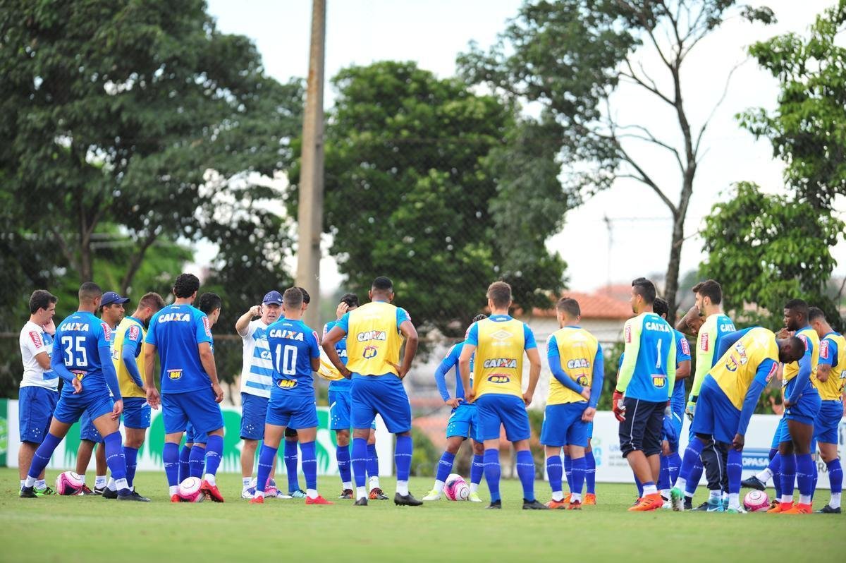 Cruzeiro encerrou nesta tera-feira (16/1) sua preparao para o jogo contra o Tupi