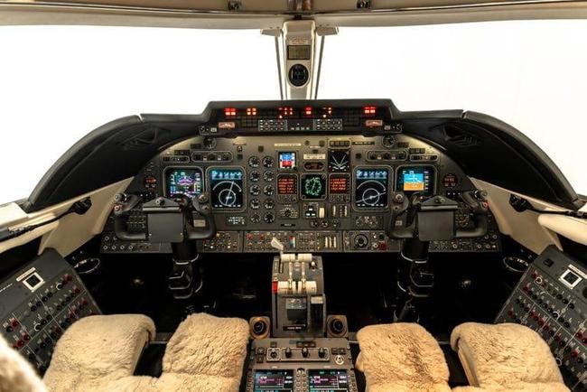 Jato Learjet 60XR que transportou Zrate de Buenos Aires a BH