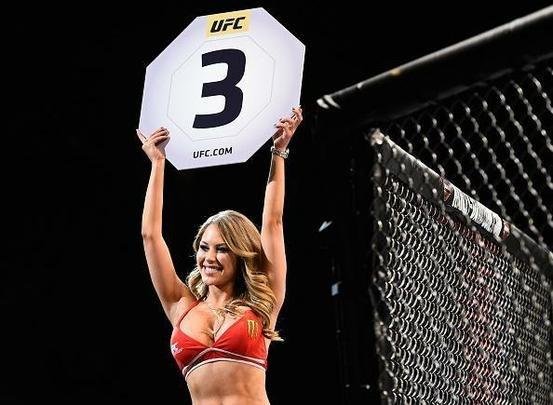 Octagon girl Brittney Palmer