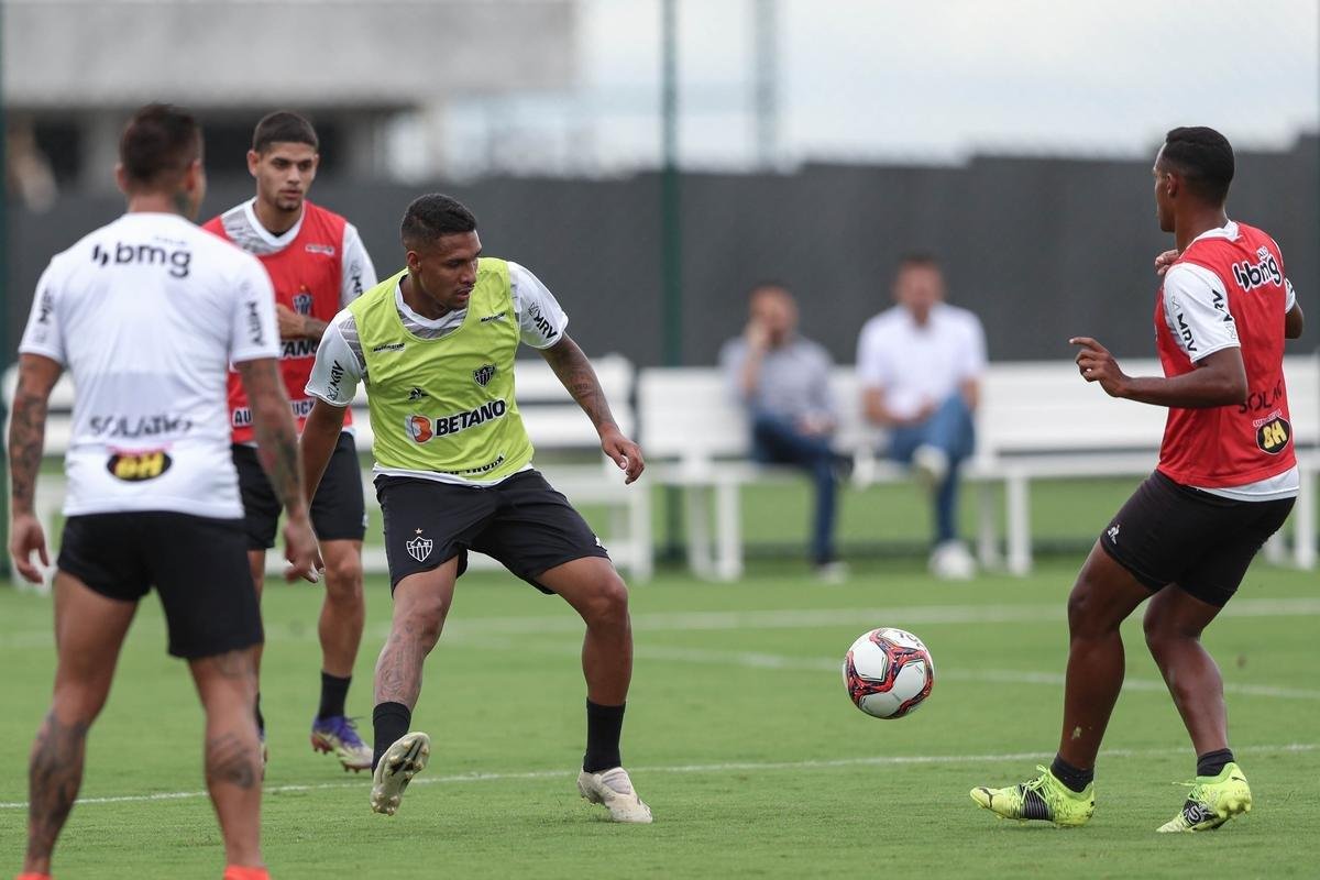 Treino do Atltico nesta tera-feira, 9 de maro de 2021