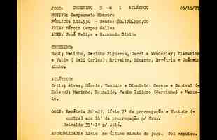 2 - Cruzeiro 3 x 1 Atltico (9 de outubro de 1977, pelo Campeonato Mineiro) - 122.534 torcedores