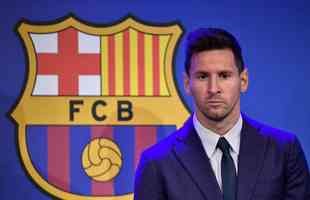 Emoo de Messi em sua despedida do Barcelona