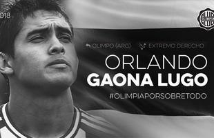 Gaona Lugo - atacante se transferiu do Olimpo para o Olimpia