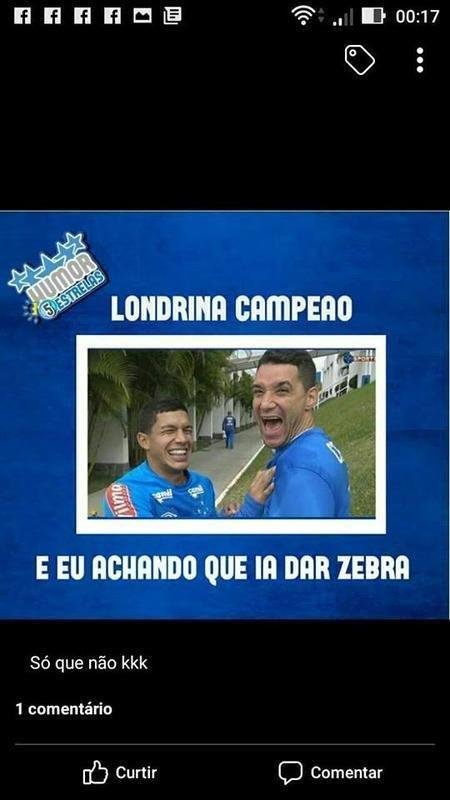 Cruzeirenses invadem internet para zoar atleticanos por vexame na Primeira Liga