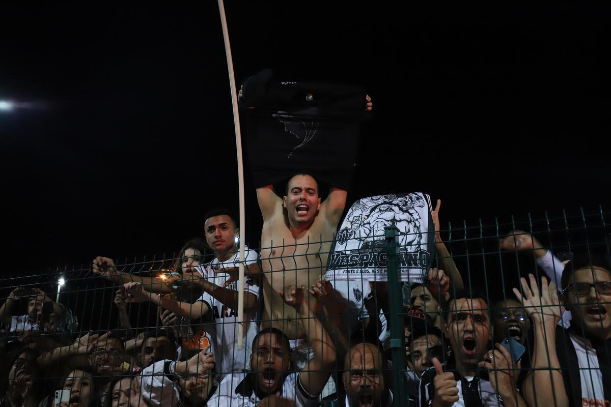 Bastidores da festa do Atltico em comemorao ao ttulo brasileiro
