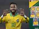Neymar mostra figurinhas que valem at� R$ 6 mil e brinca: 'Aceito proposta'