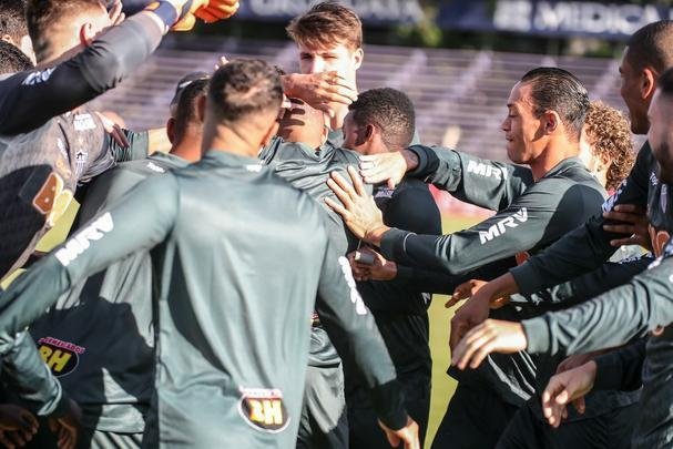 Veja fotos do ltimo treino do Atltico antes do jogo contra o Nacional-URU