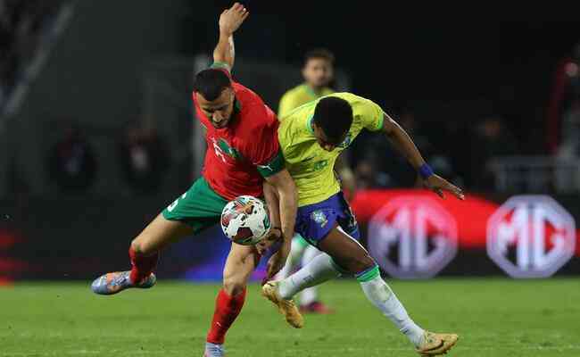 O Brasil fez jogo equilibrado com o Marrocos, em Tnger
