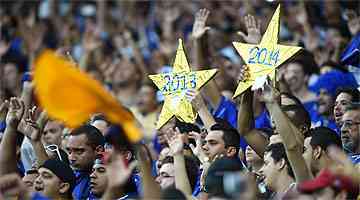 Vídeo: EM homenageia a torcida do Cruzeiro, tetracampeão brasileiro - Foto: Gladyston Rodrigues/EM/D.A. Press