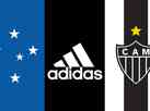 Patrocinadora de Cruzeiro e Atltico, Adidas mudar de logotipo em 2022