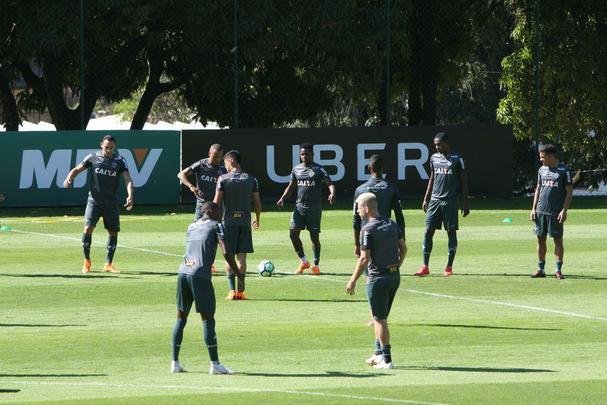Atltico encerra preparao na Cidade do Galo para partida contra Grmio, pelo Campeonato Brasileiro