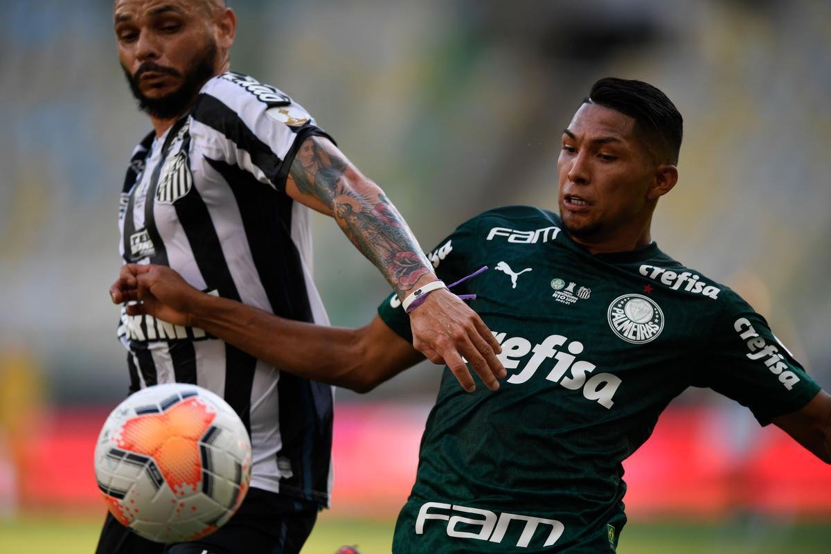 Fotos da deciso da Copa Libertadores 2020 entre Palmeiras e Santos, no Maracan, no Rio de Janeiro (AFP / Mauro Pimentel / Ricardo Moraes / Silvia Izquierdo)