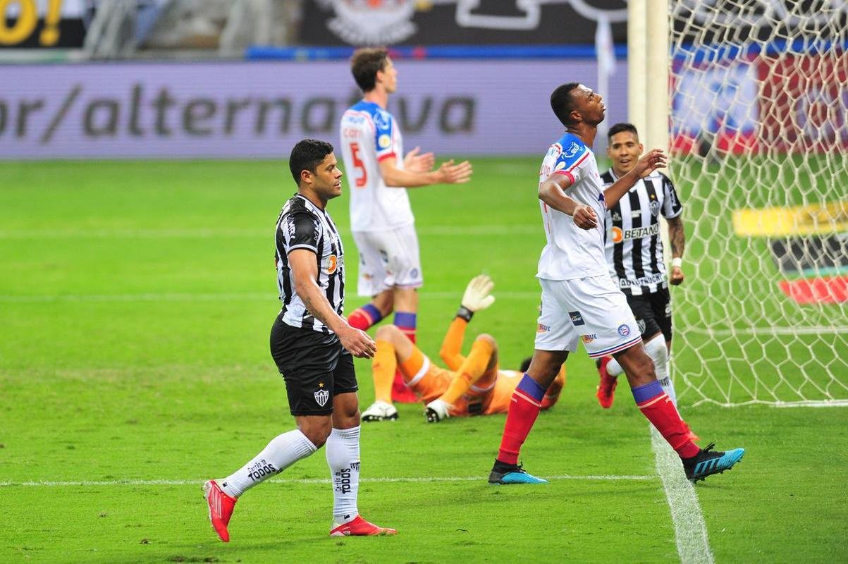 Imagens do confronto entre Atltico e Bahia, vlido pelas oitavas de final da Copa do Brasil 2021