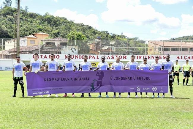 Jogo foi disputado com muito calor, em Nova Lima, na manh deste sbado 