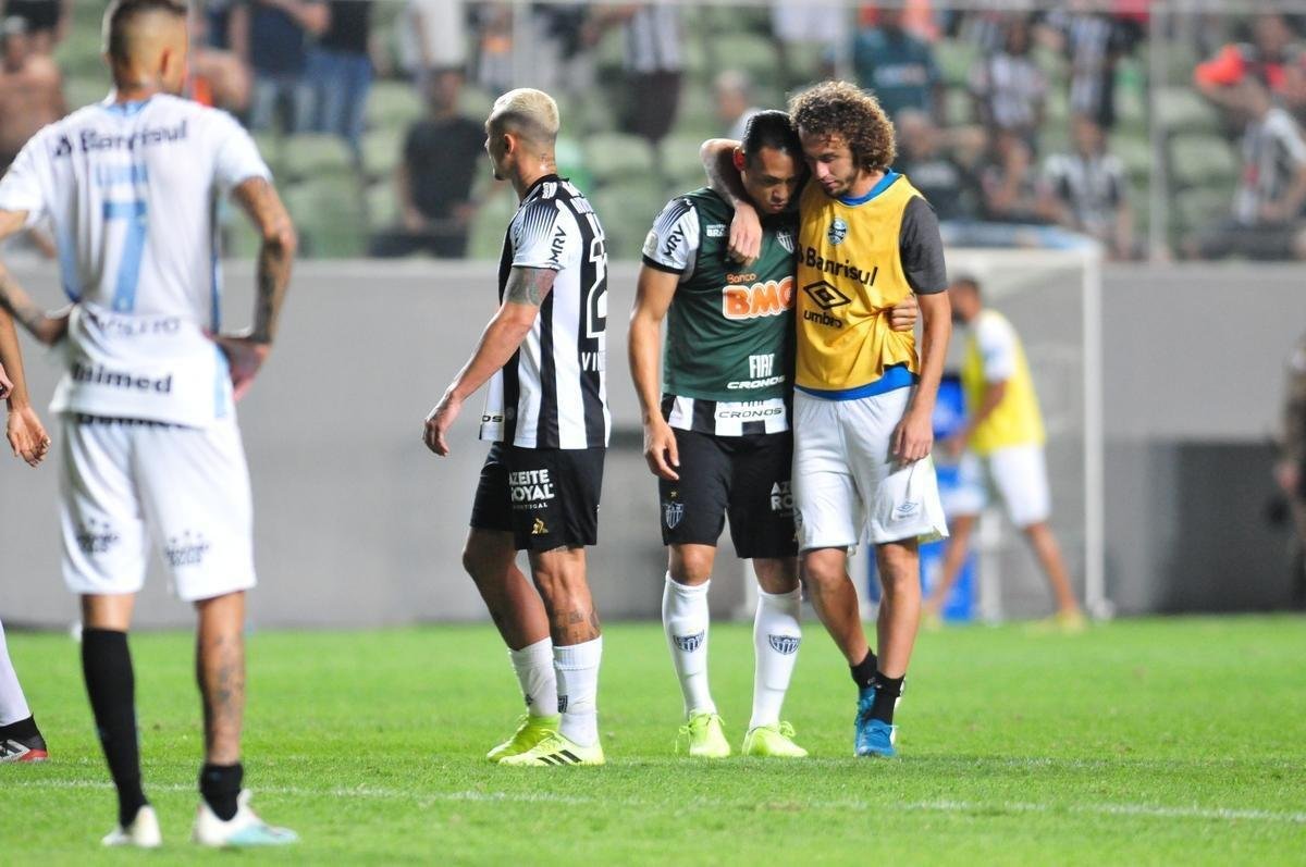 Fotos do jogo entre Atltico e Grmio