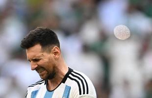 Argentina perdeu por 2 a 1, de virada, para a Arbia Saudita na estreia da Copa do Mundo