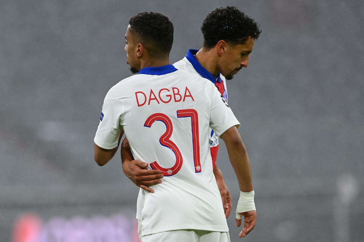 Fotos do jogo entre Bayern de Munique e Paris Saint-Germain, na Allianz Arena, em Munique, pela ida das quartas de final da Liga dos Campees da Europa