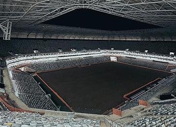 Estádio do Galo ficará pronto nos próximos meses, e inauguração oficial deve ser em junho; torcida alvinegra ficará bem próxima aos jogadores