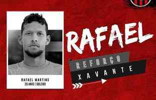 O Brasil de Pelotas anunciou a contratao do goleiro Rafael Martins, que estava no Coritiba