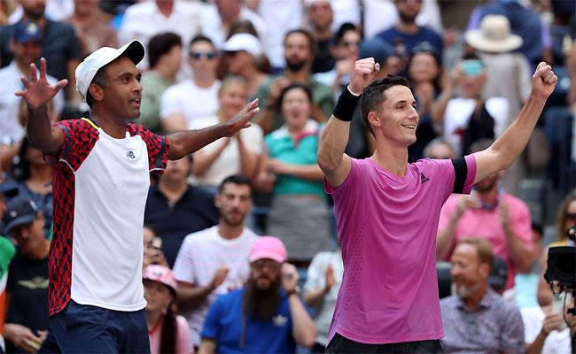 Rajeev Ram e Joe Salisbury comemoram o segundo ttulo seguido do US Open