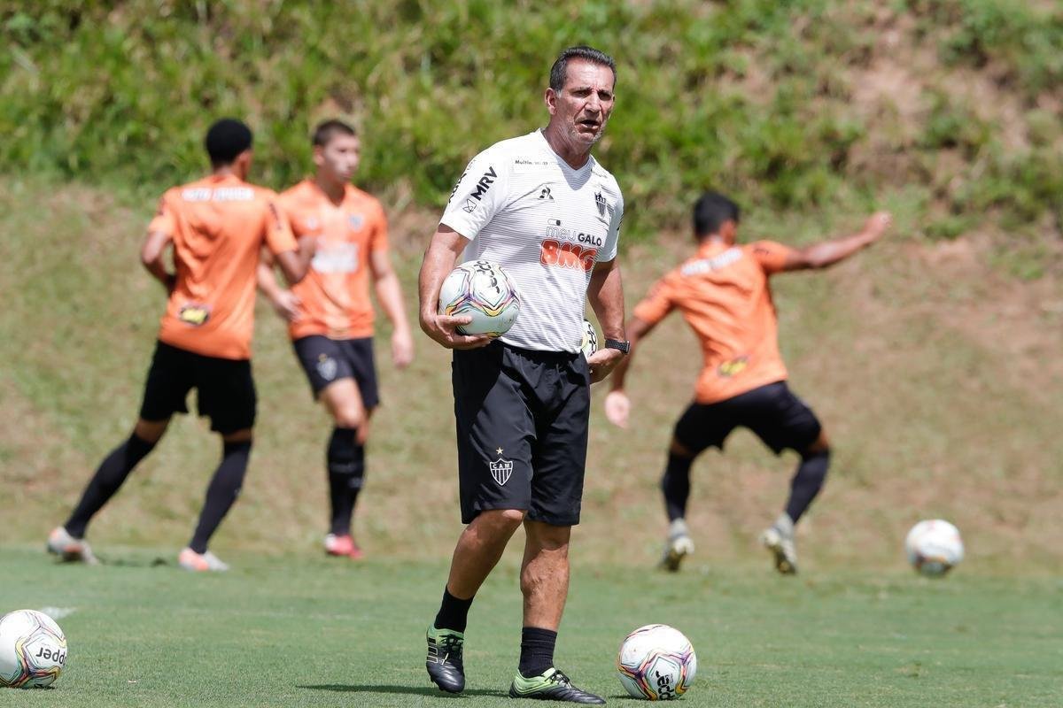 Fotos do ltimo treino do Atltico antes da estreia de Sampaoli