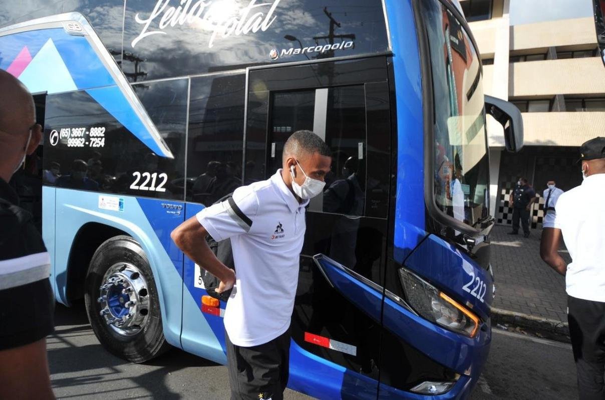 Delegao alvinegra chegou a Cuiab para final da Supercopa do Brasil entre Atltico e Flamengo
