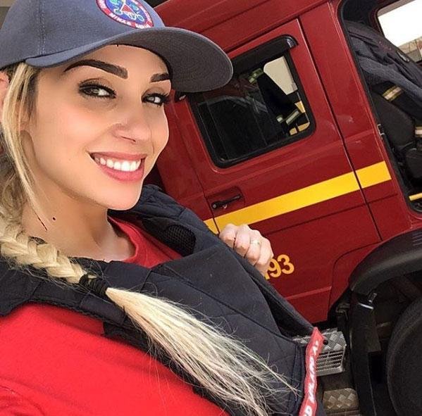 Lu Gatuza segue carreira militar no Corpo de Bombeiros h� cinco anos