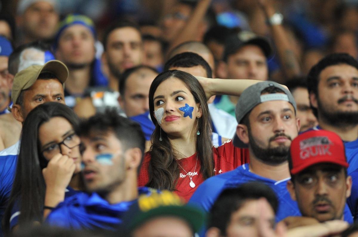 Torcida do Flamengo na deciso da Copa do Brasil, no Mineiro, contra o Cruzeiro
