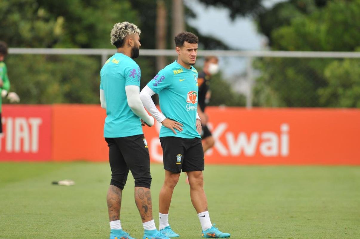 Seleo Brasileira concluiu na Toca da Raposa II, CT do Cruzeiro, em BH, a preparao para enfrentar o Paraguai no Mineiro pelas Eliminatrias da Copa do Mundo do Catar