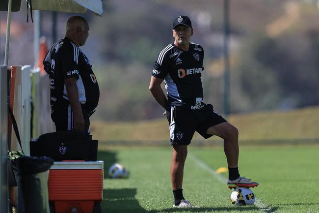 Treino do Atltico para enfrentar o Athletico-PR, no domingo (7/8), s 19h, pelo Campeonato Brasileiro.