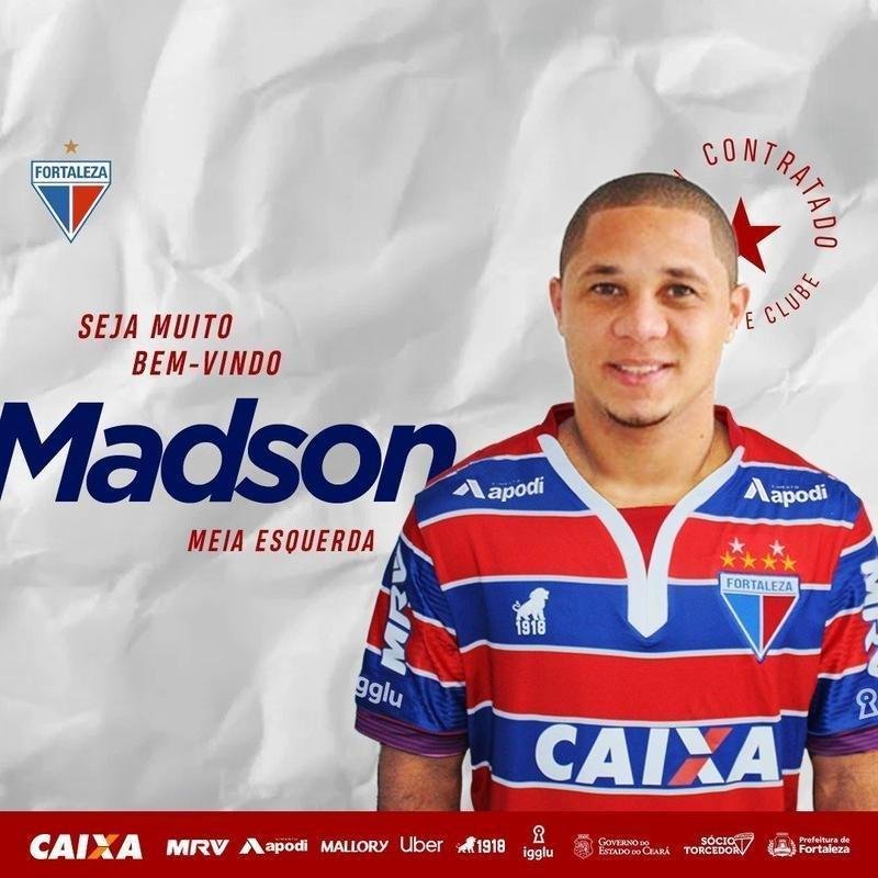 O Fortaleza anunciou a contratao do meia-atacante Madson