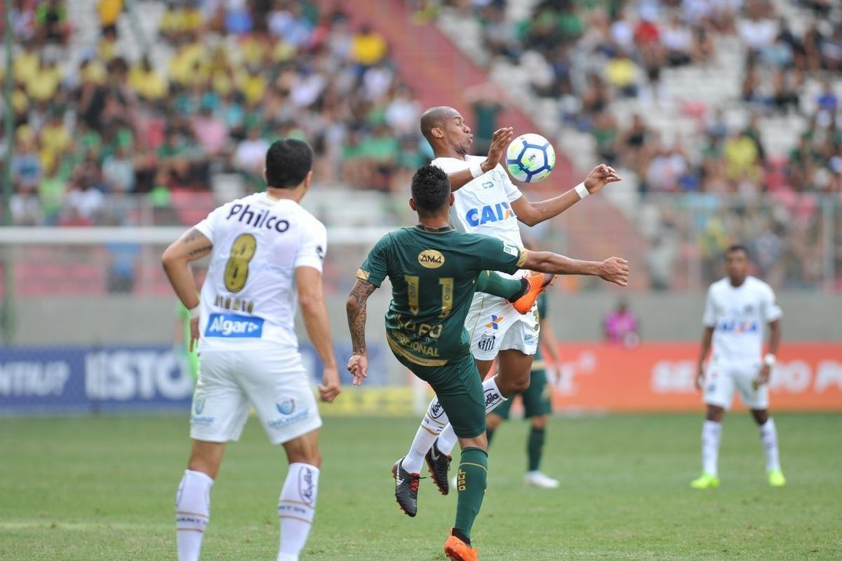 Veja fotos do jogo entre Amrica e Santos