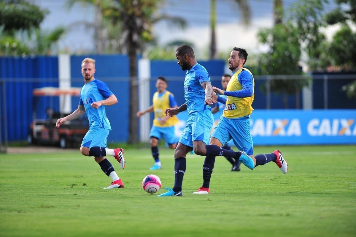 Fotos do treino do Cruzeiro desta quarta-feira (31/1), na Toca II (Ramon Lisboa/EM D.A Press)