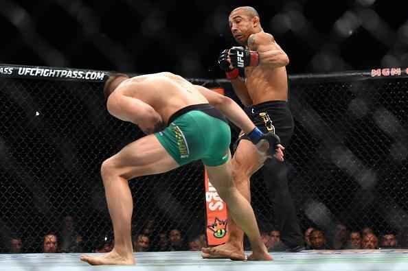 Imagens do incrível nocaute de Conor McGregor sobre José Aldo