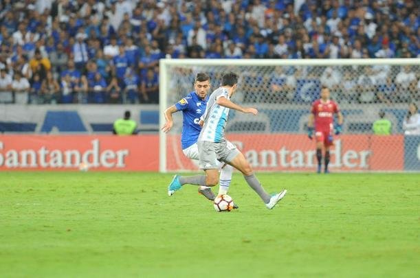 Fotos do primeiro tempo do duelo entre Cruzeiro e Racing, no Mineiro, pela Libertadores