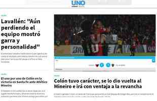 Jornal Uno, de Santa F: 'Coln teve carter'