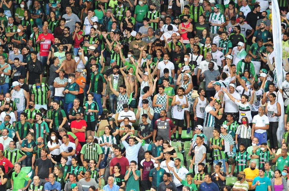 Fotos do jogo entre Amrica e So Paulo, no Independncia, em BH, pela ltima rodada do Campeonato Brasileiro de 2021