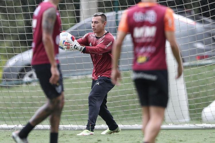 Treinamento do Atlético neste sábado, após o título brasileiro