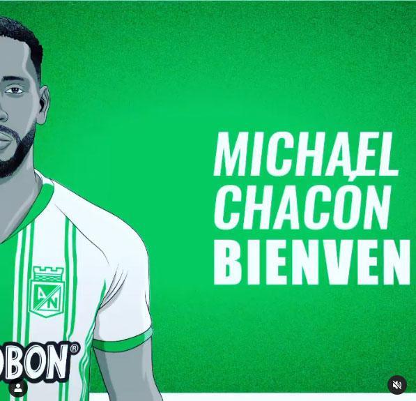 Michel Chacón, volante (Atlético Nacional, da Colômbia)