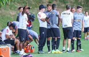 Com gols de Fred e Carlos Csar, Atltico vence jogo-treino contra Guarani de Divinpolis, na Cidade do Galo, por 2 a 0