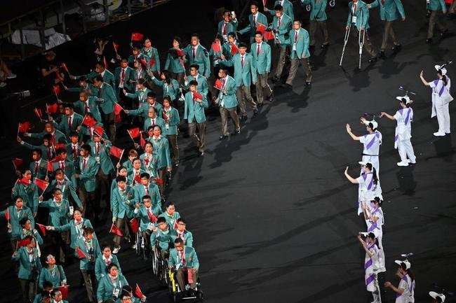 Fotos da Cerimnia de Abertura dos Jogos Paralmpicos de Tquio