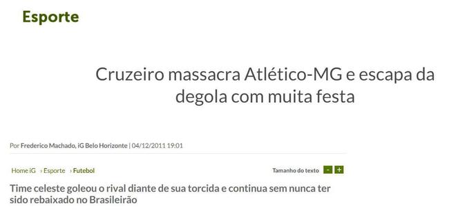O IG destacou aspectos interessantes que do mostras da tenso que envolvia o jogo: 