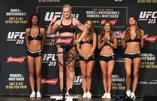 Pesagem do UFC 213, em Las Vegas - Valentina Shevchenko