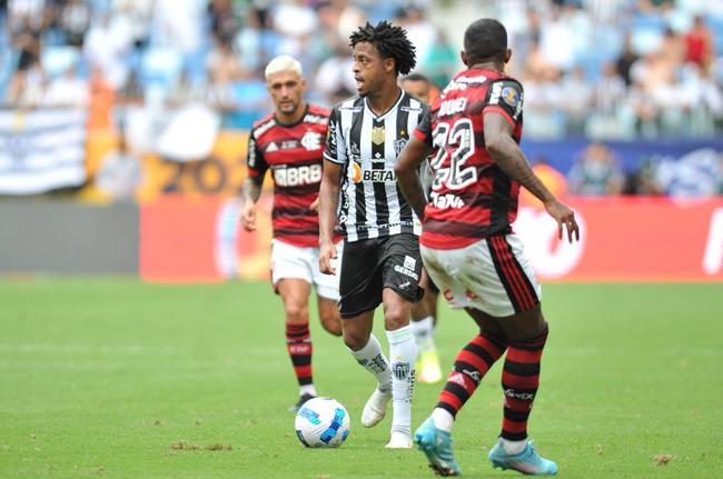 Fotos do empate por 2 a 2 entre Atltico e Flamengo na final da Supercopa do Brasil, na Arena Pantanal, em Cuiab