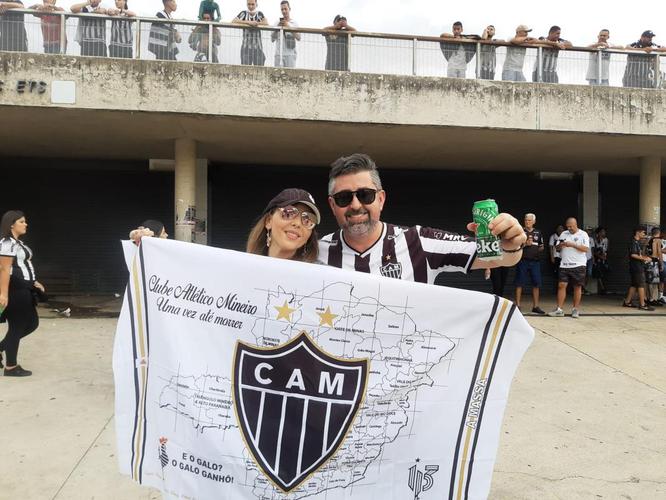 Chegada da torcida do Atlético ao Mineirão para a final da Copa do Brasil, contra o Athletico-PR