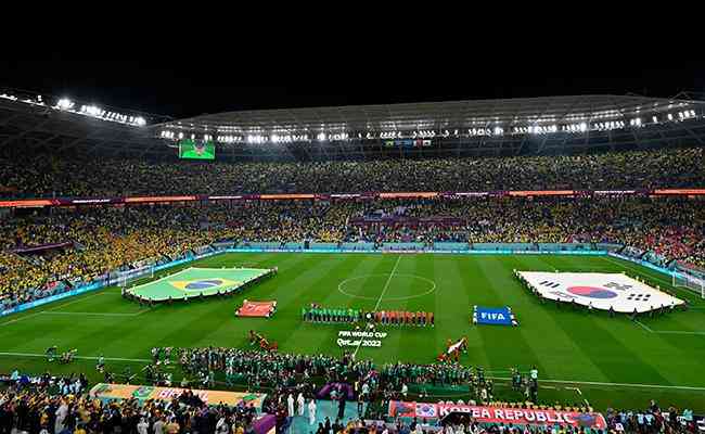 Imágenes del duelo entre Brasil y Corea del Sur, por los octavos de final del Mundial de Qatar, en Est.